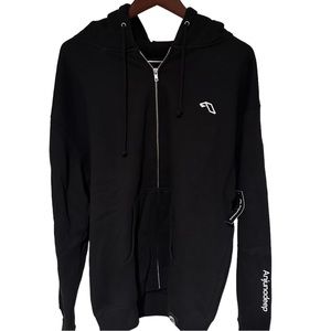 Anjunadeep Black Zip-Up Hoodie